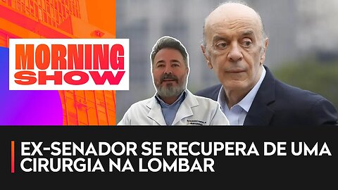 Dr. Francisco Sampaio explica quadro de saúde de José Serra