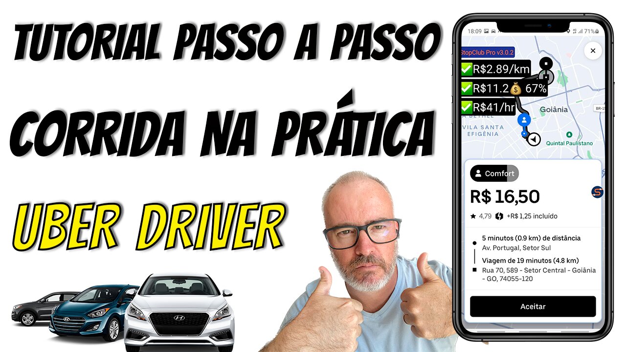 PRIMEIRA CORRIDA NA PRÁTICA PELA UBER | Como iniciar na Uber do jeito certo