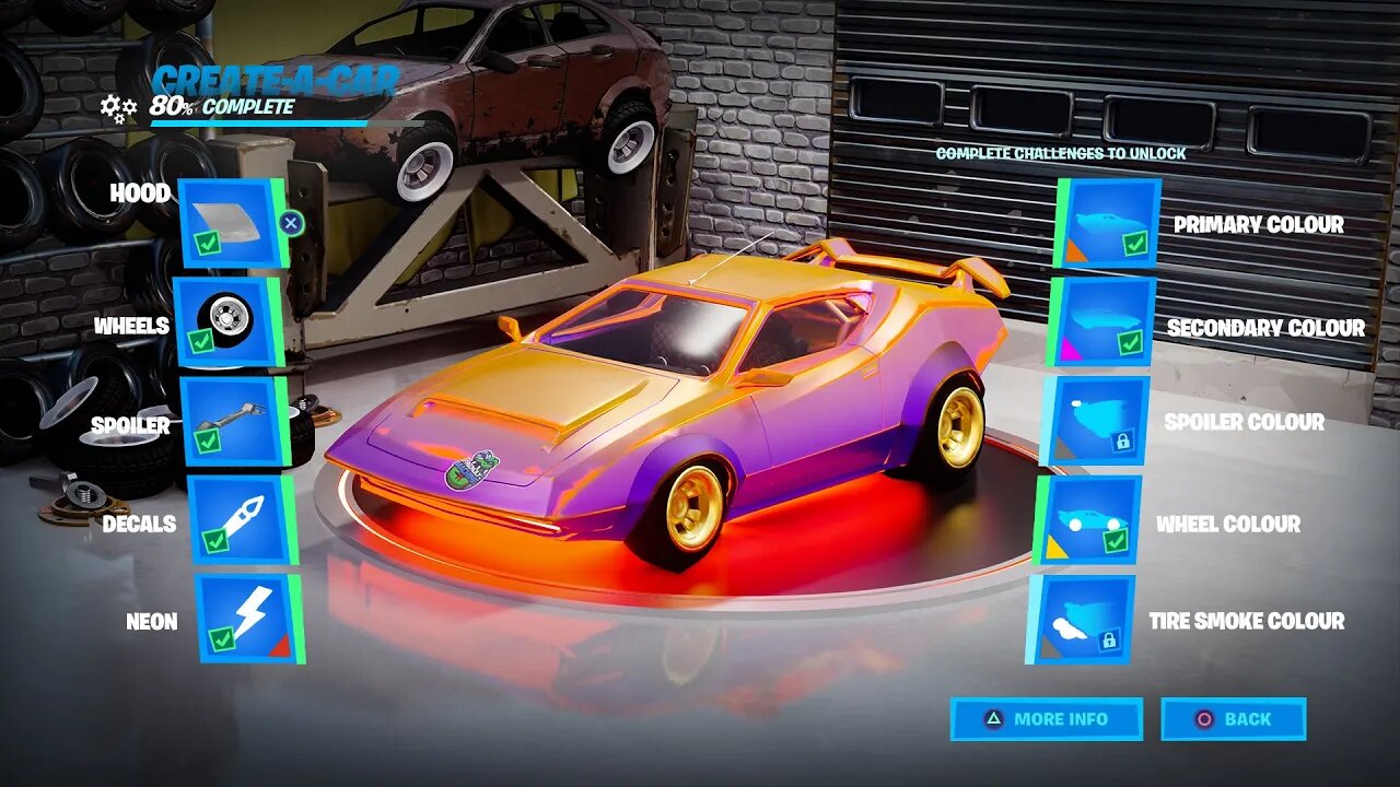 CUSTOMISING CARS IN FORTNITE!