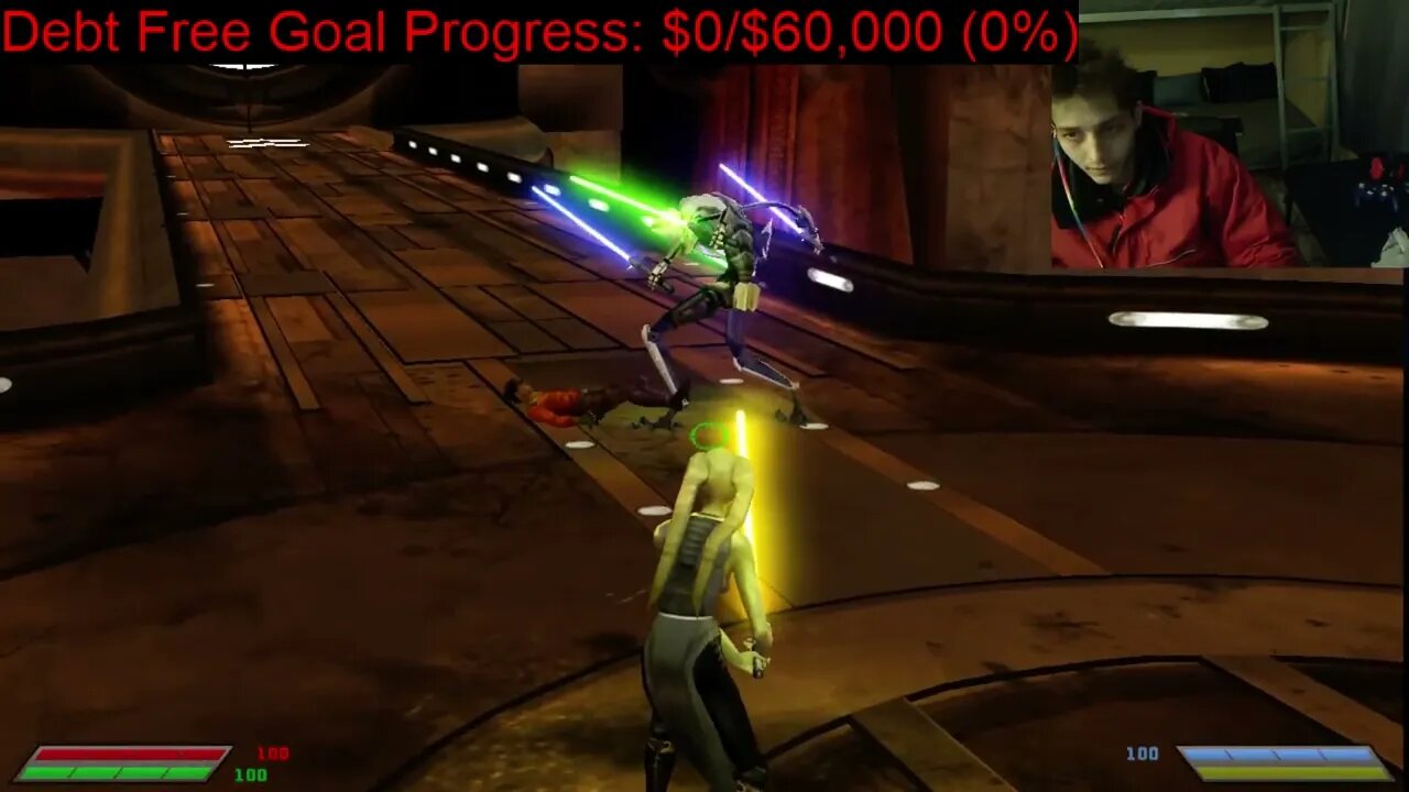 General Grievous VS Ezra Bridger In A Battle With Commentary In Star Wars Jedi Knight Jedi Academy