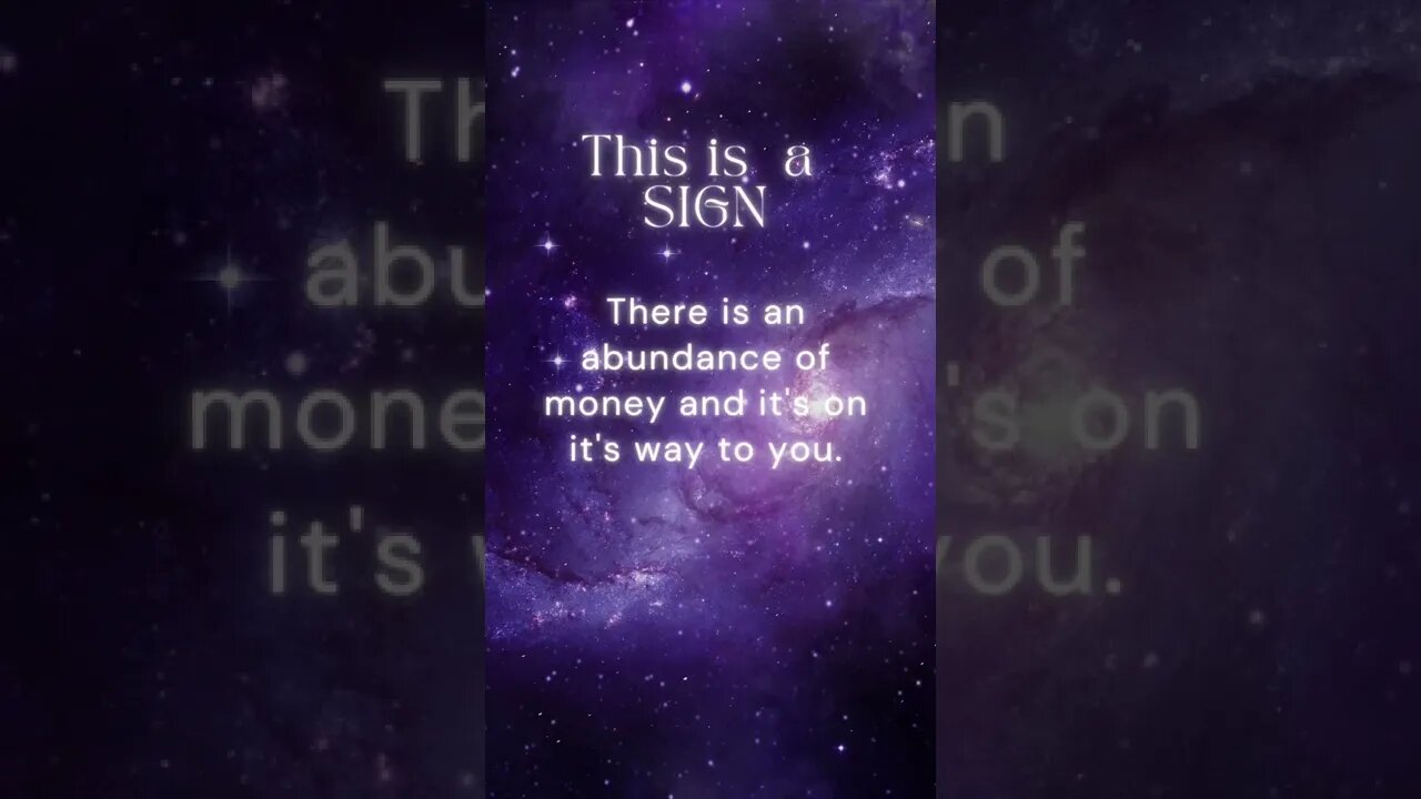 This is your Sign!!Money manifestation| affirmations| Attract money | Law of attraction #manifest