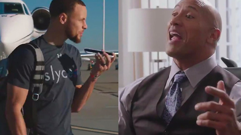 The Rock Gets a Phone Call from Steph Curry on Ballers