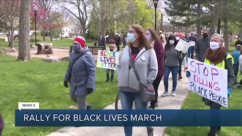 Peaceful march for Black lives held Saturday afternoon in Shaker Heights