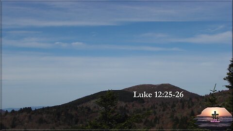 Luke 12:25-26