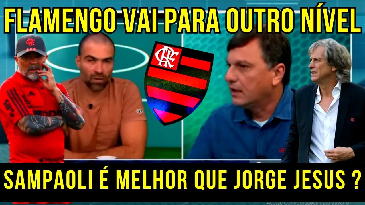 MAURO CEZAR E PILHADO DEBATEM SOBRE QUEM É MELHOR JORGE SAMPAOLI OU JORGE JESUS NOTÍCIAS DO FLAMENGO