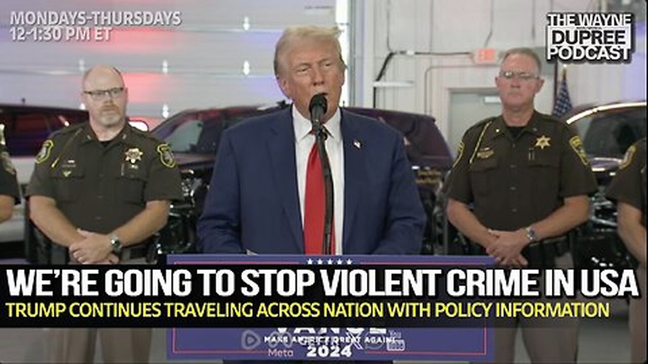 Trump To Eradicate Those Who Believe In Defunding The Police - The Wayne Dupree Show