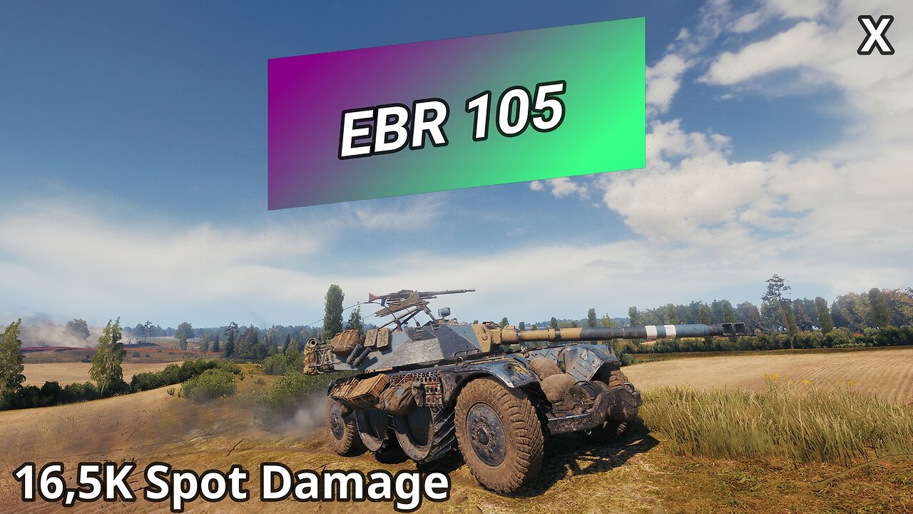 Panhard EBR 105 (16,5K Spot Damage) | World of Tanks