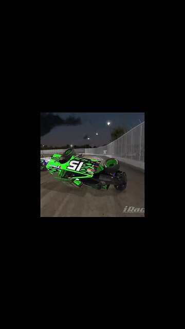 Massive Crashes In Iracing Dirt 358 Modified Mayhem!