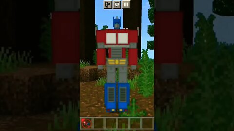 Transformers: Rise of the Beasts no minecraft!!!!🤯⛰️🤯 #viral #minecraft #shorts