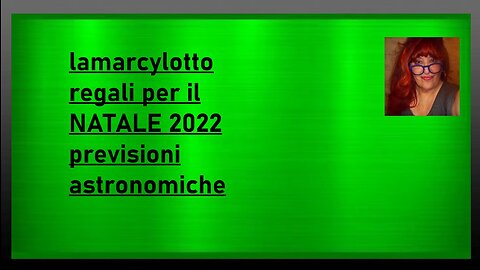 PREVISIONI ASTRONOMICHE REGALI DI NATALE