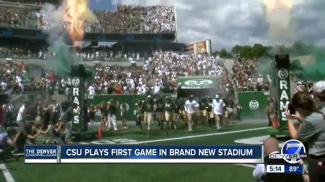 CSU opens new stadium by beating Oregon State 58-27