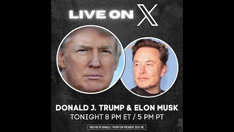 Elon Musk and Donald Trump on X!