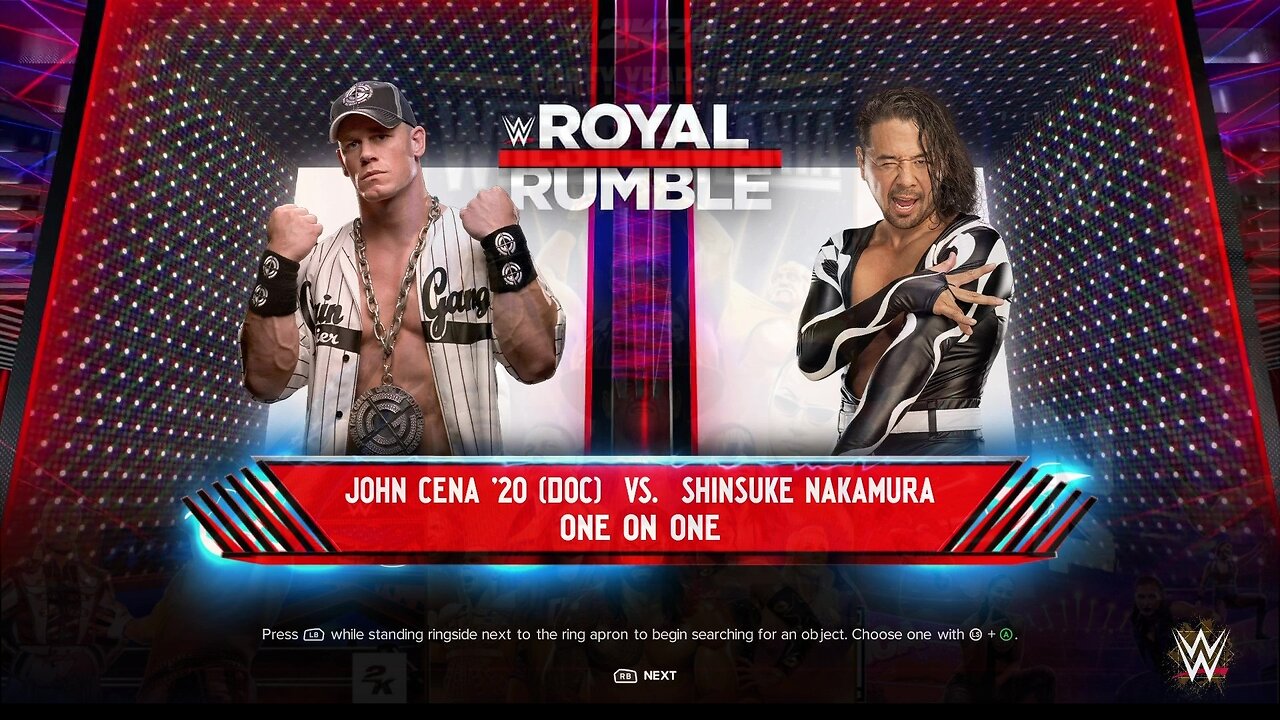 WWE 2k24 John Cena vs Shinsuke Nakamura