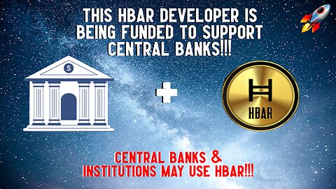 This HBAR Developer Is Making Tech For CENTRAL BANKS!!!