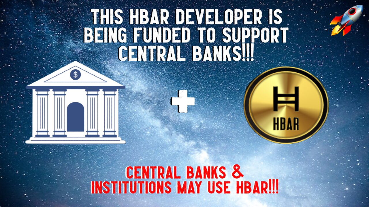 This HBAR Developer Is Making Tech For CENTRAL BANKS!!!