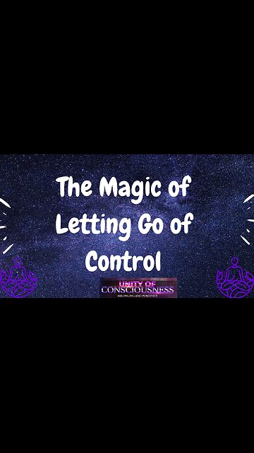 Discover the Freedom of Letting Go of Control; Improve your Lives #shorts