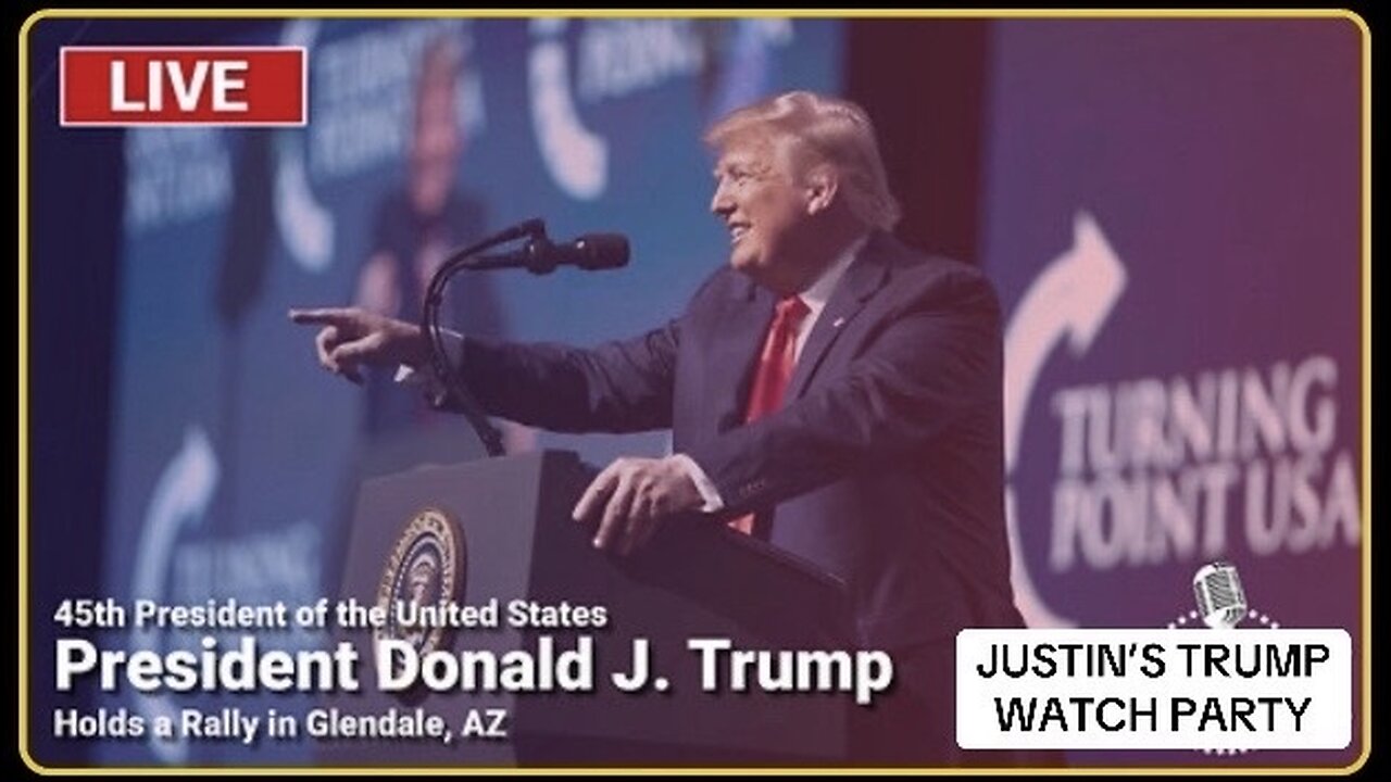 LIVE: President Donald J. Trump Holds a Rally in Glendale, AZ - 8/23/24