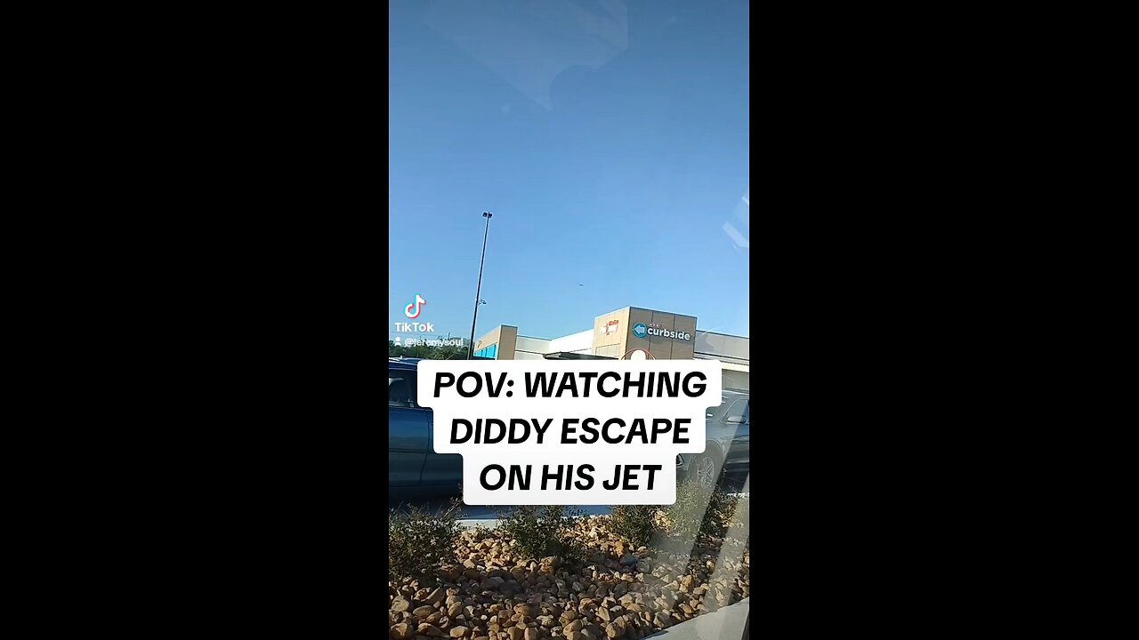 POV: WATCHING DIDDY FLEE ON HIS JET