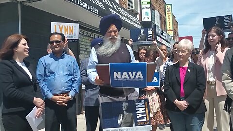 From the @dilipnathnyc @UsaNava Endorsement of Lynn Schulman 5/7/23 QNS NY. Elizabeth Crowley