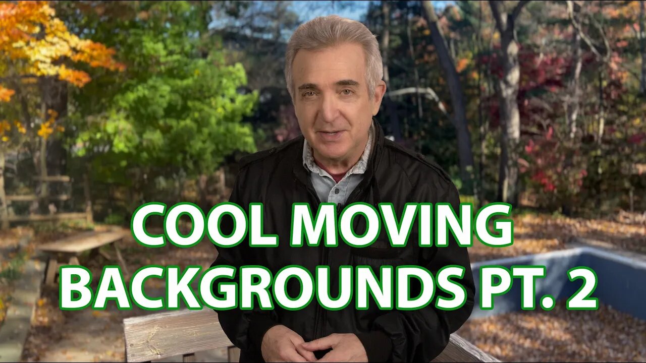 How to Make Cool Moving Backgrounds For Green Screen Pt 2