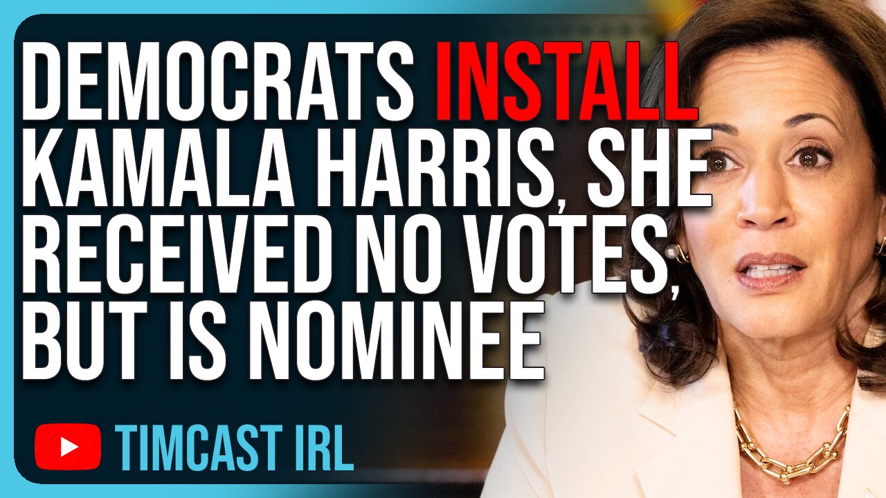 Democrats Install Kamala Harris, She Received NO VOTES, But Is Nominee