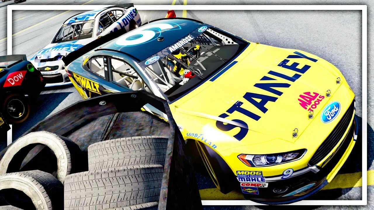 TIRE WALL ANNIHILATION // NASCAR '14 Season Ep. 17