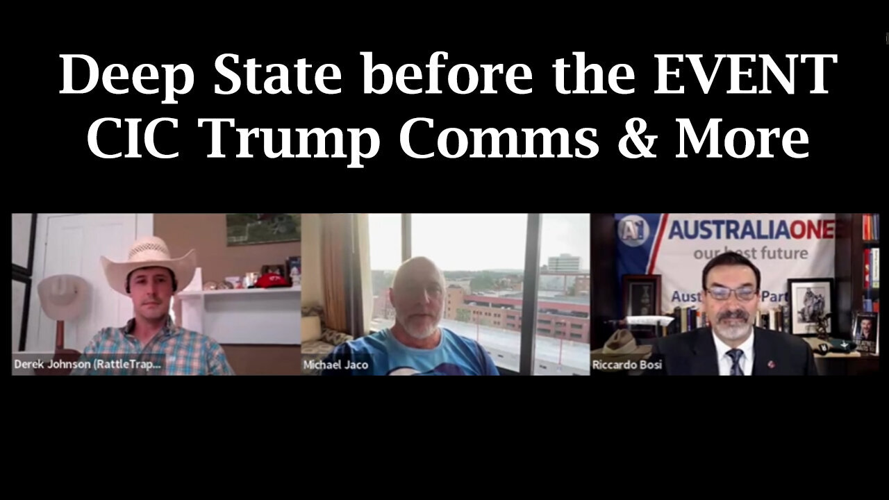 Riccardo Bosi And Derek Johnson - CIC Trump Comms And More - 8/31/24..