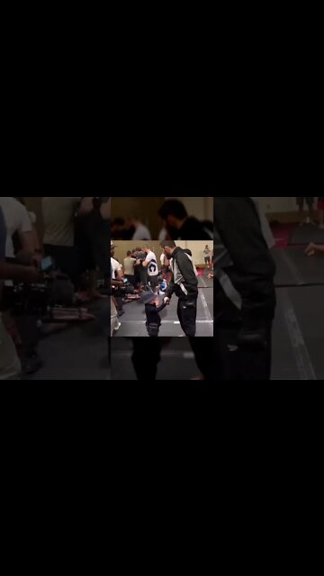 The Handshake 🤝🏽 Hasbulla & Islam Makhachev before fight