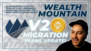 V2 Migration Started | Wealth Mountain #DeFi #crypto #v2migration #busd #wealthmountain