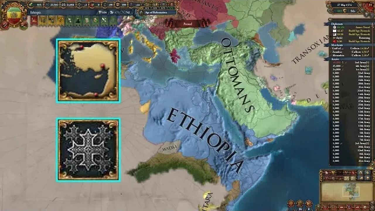 Prestor John - Ethiopia | EU4 Timelapse