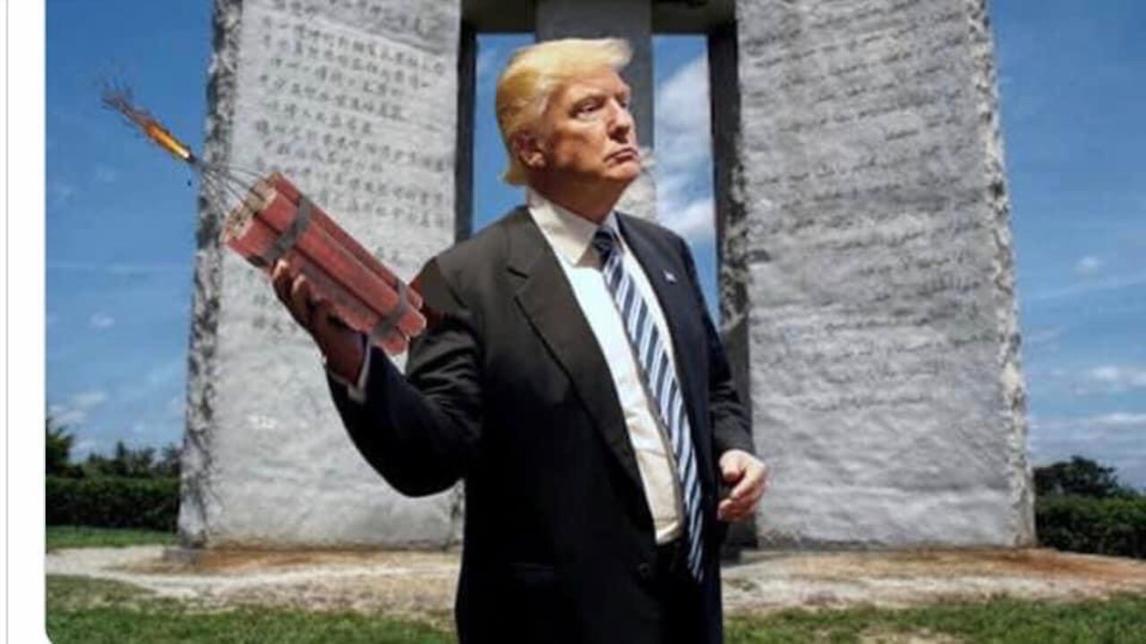 Who struck Georgia Guidestones? Trump supporters, terrorists or Satanist globalists?