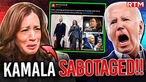 Biden 'SABOTAGING' Kamala Harris in SHOCKING NY Post Report