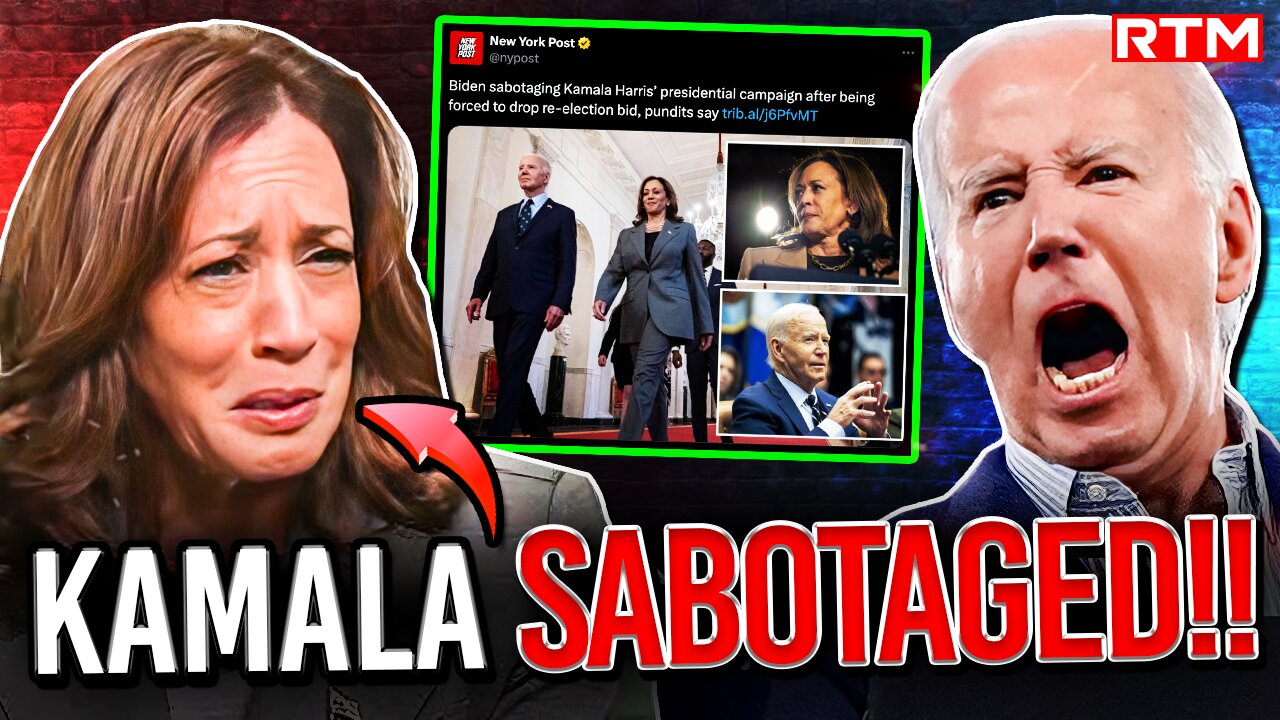 Biden 'SABOTAGING' Kamala Harris in SHOCKING NY Post Report