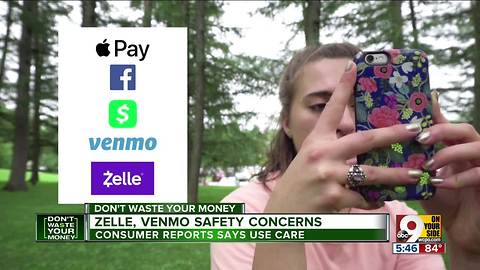 Zelle, Venmo safety concerns