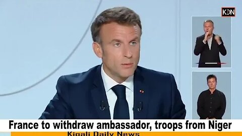 France to withdraw ambassador, troops from Niger