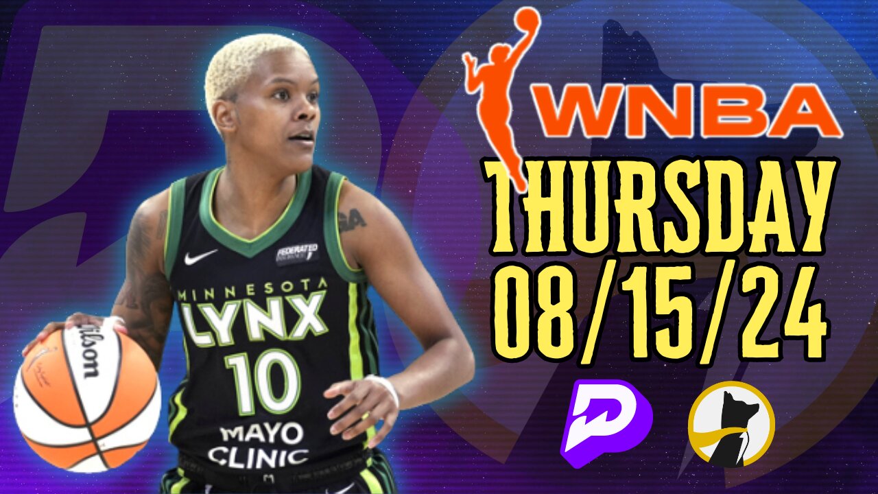 🏀 ✅ #PRIZEPICKS | #UNDERDOGFANTASY BEST PICKS FOR #WNBA THURSDAY | 08/15/24 | #BASKETBALL | TODAY