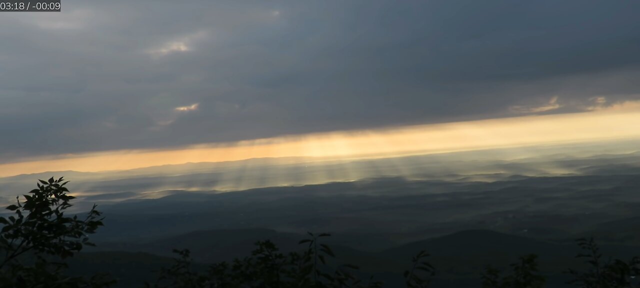 Incredible Sunrise at World's Edge, NC