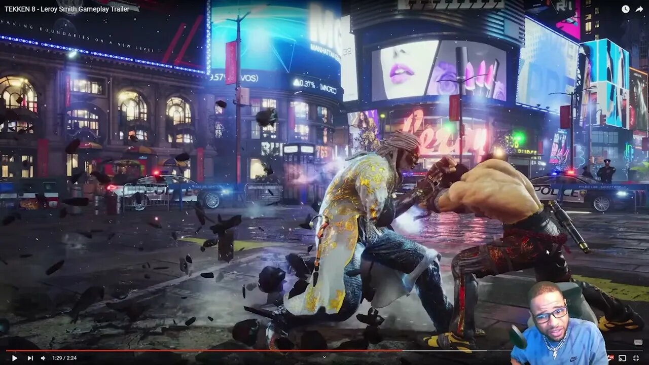 "Grandmaster of Drip? Unveiled: Tekken's NEW Trailer" Tekken 8 Leroy Bandai Namco Seemlytuber React