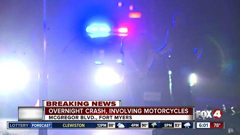 Fort Myers crash Tuesday involves two motorcycles and a car