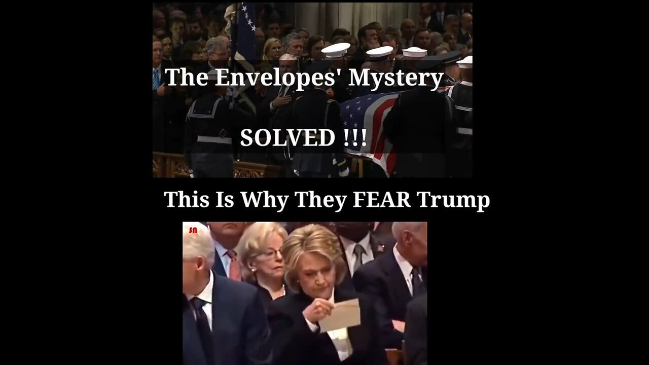 "WE HAVE IT ALL" > The Bush Senior Funeral - The Mystery Of The Envelopes - Game Over!