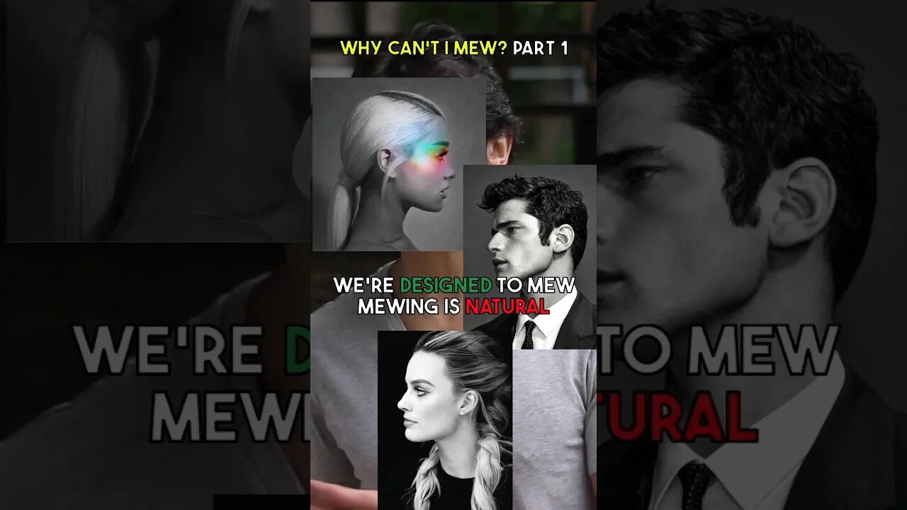 WHY Can't I Mew? #shorts #mewing #braces #orthotropics #posture #mse #jawline #airway