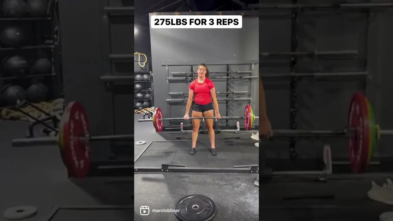 16 Year Old Kami Deadlifts 275 for 3 Reps