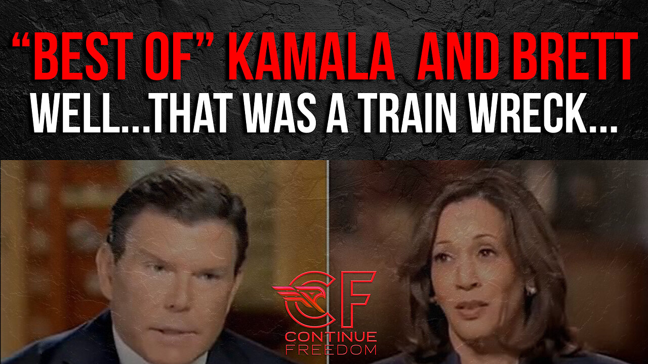 Kamala Harris and Brett Baier Interview: Kamala Harris EXPOSED!