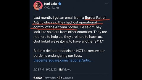 LEAKED Border Patrol Data Shows Biden's Border CRISIS IS MUCH WORSE THAN You Can Imagine! 10-10-23 B