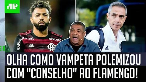 "Cara, a BOLA TÁ QUICANDO! Se EU FOSSE o Flamengo..." OLHA como Vampeta POLEMIZOU!