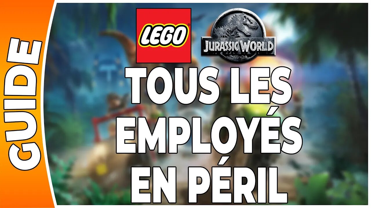 LEGO Jurassic World - Tous les employés en péril !!! [PS3][FR] Voir la description !