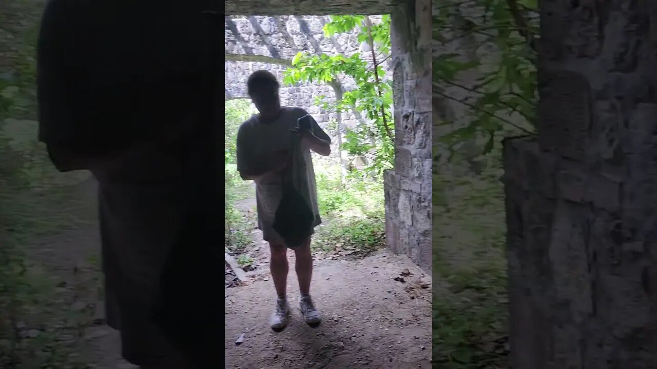 Old sugar plantation building in St. Kitts in the Caribbean