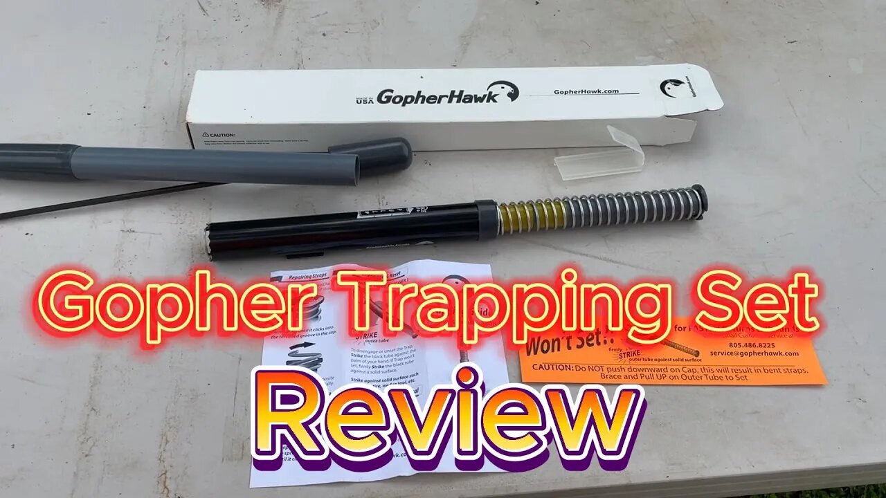 Gopher Trapping Set Review