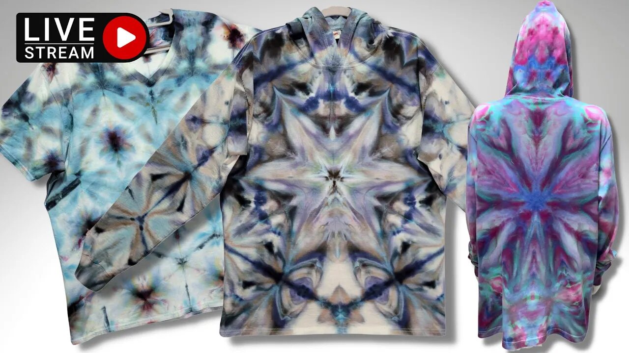 Tie-Dye Designs: Live-stream Ep. 20 Part One Freaky Farnsworth Fold w/Margo Farnsworth