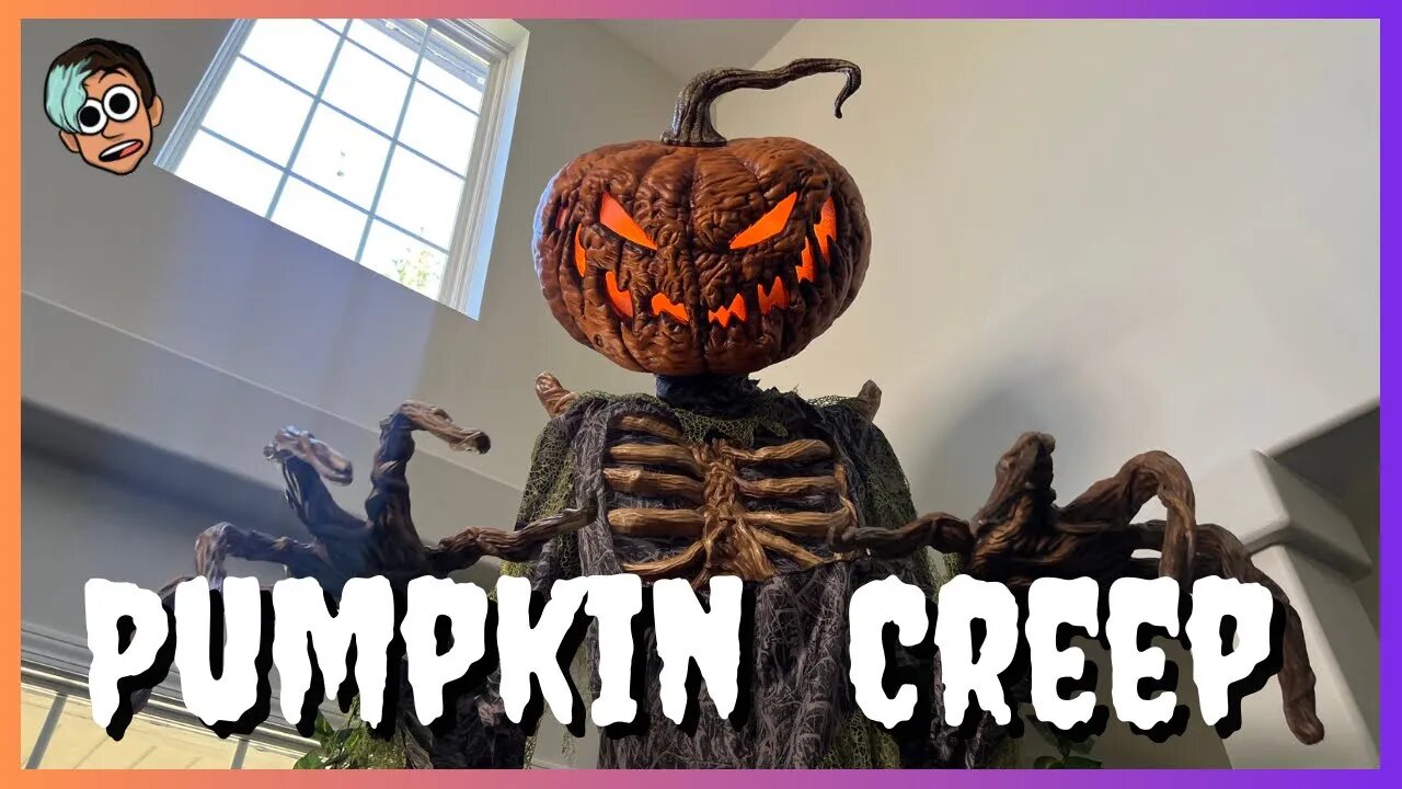 👻Party City - 12Ft Pumpkin Creep Unboxing/Setup!🎃